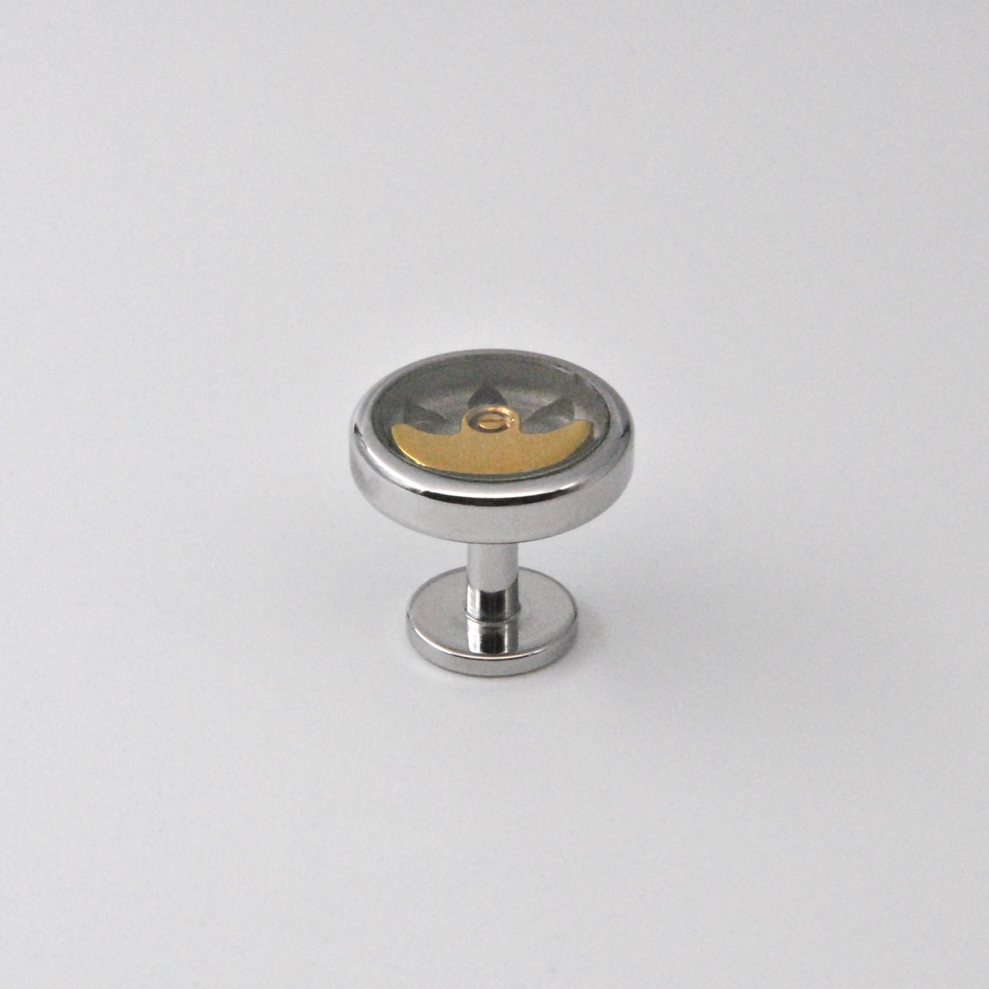 Kinetic Cufflinks with Flywheel